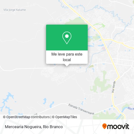 Mercearia Nogueira mapa