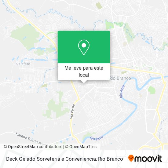 Deck Gelado Sorveteria e Conveniencia mapa