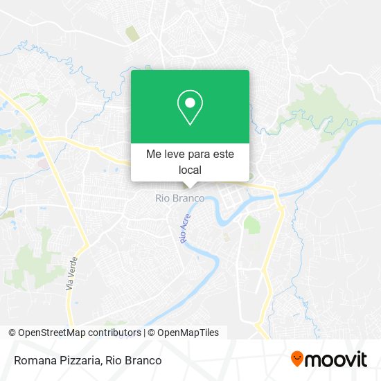 Romana Pizzaria mapa