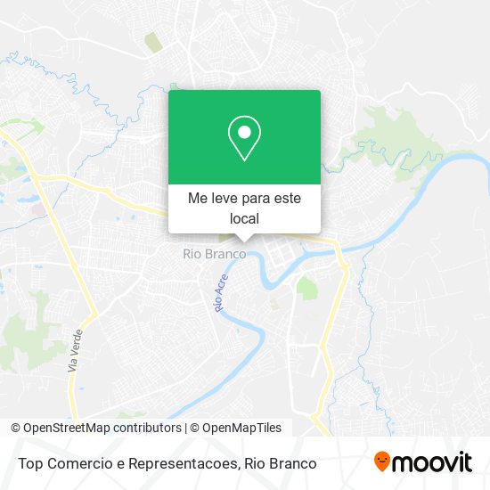 Top Comercio e Representacoes mapa