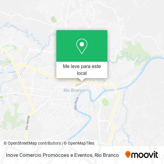 Inove Comercio Promocoes e Eventos mapa