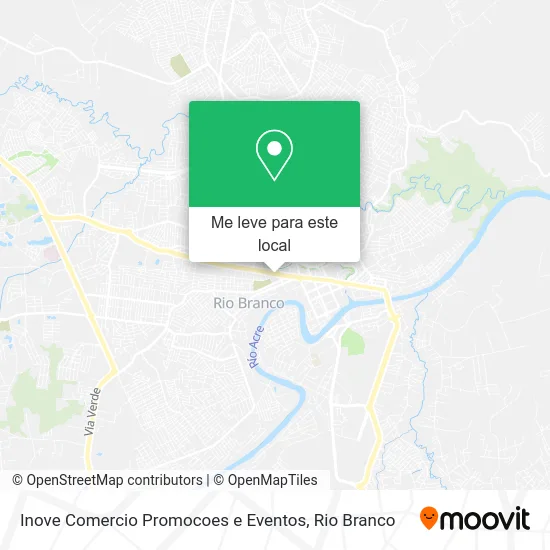 Inove Comercio Promocoes e Eventos mapa