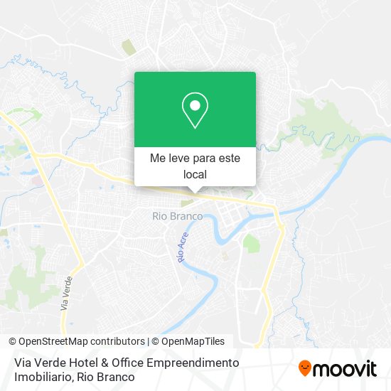 Via Verde Hotel & Office Empreendimento Imobiliario mapa