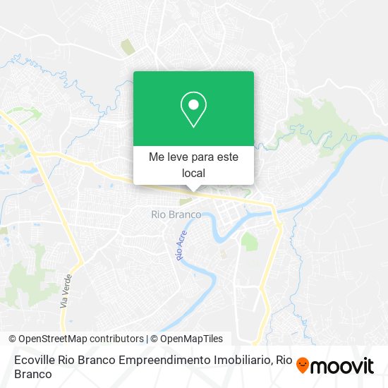 Ecoville Rio Branco Empreendimento Imobiliario mapa