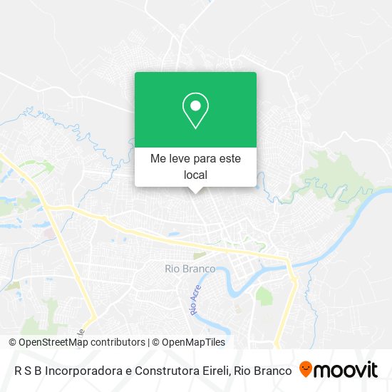 R S B Incorporadora e Construtora Eireli mapa