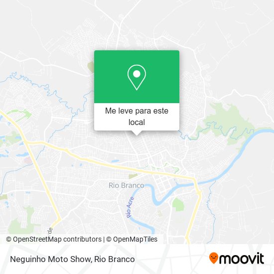 Neguinho Moto Show mapa