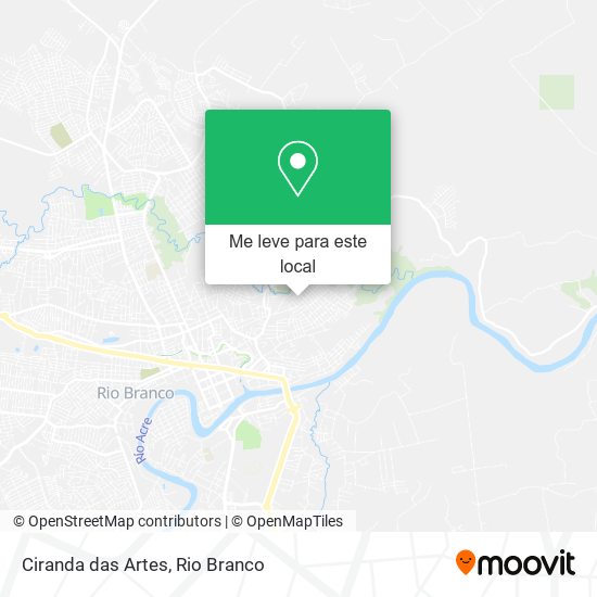 Ciranda das Artes mapa