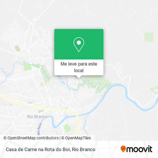 Casa de Carne na Rota do Boi mapa
