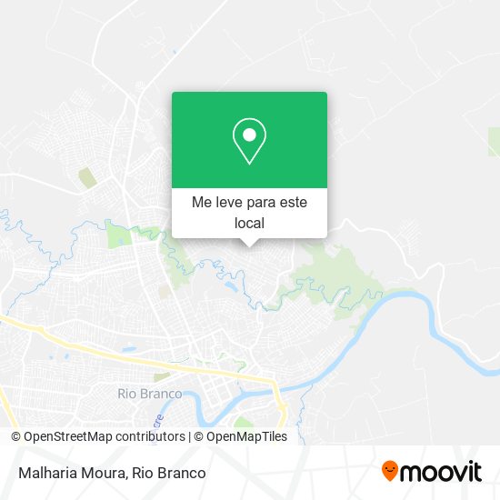 Malharia Moura mapa