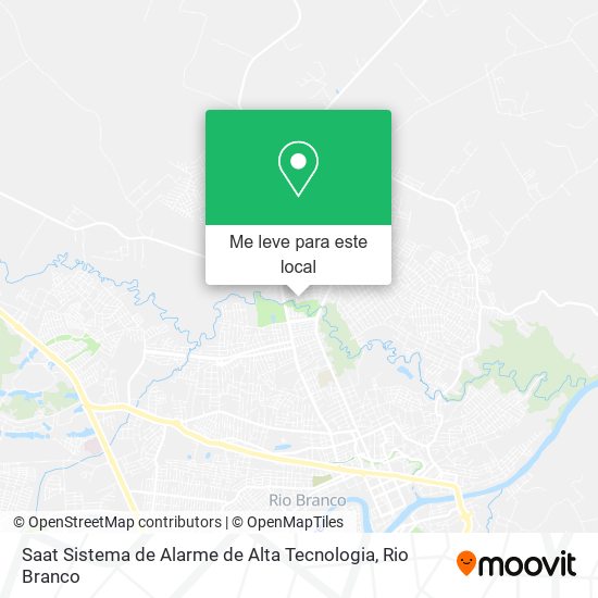 Saat Sistema de Alarme de Alta Tecnologia mapa