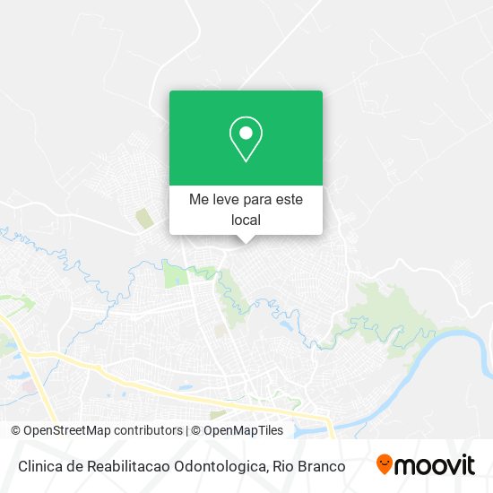 Clinica de Reabilitacao Odontologica mapa