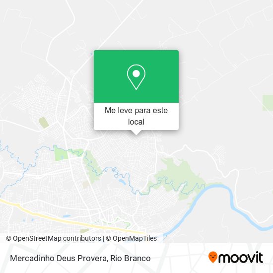 Mercadinho Deus Provera mapa