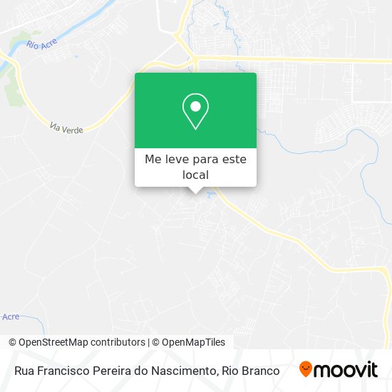 Rua Francisco Pereira do Nascimento mapa