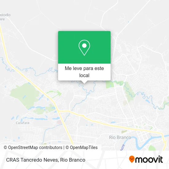 CRAS Tancredo Neves mapa