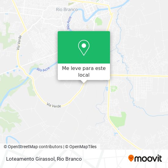 Loteamento Girassol mapa