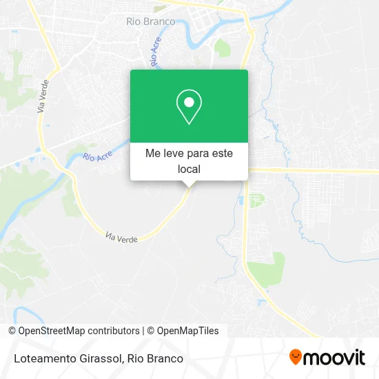 Loteamento Girassol mapa