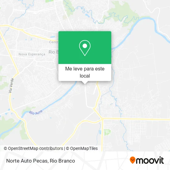 Norte Auto Pecas mapa
