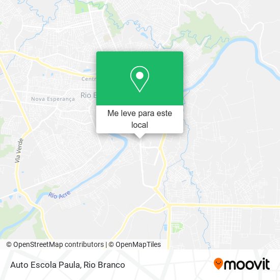 Auto Escola Paula mapa