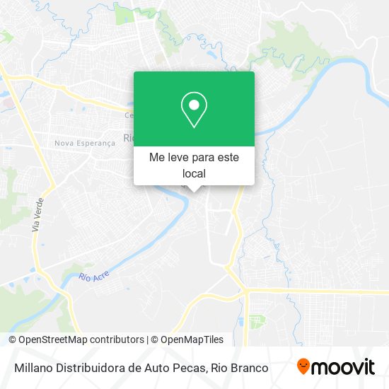 Millano Distribuidora de Auto Pecas mapa
