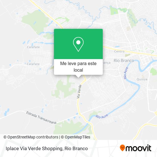 Iplace Via Verde Shopping mapa