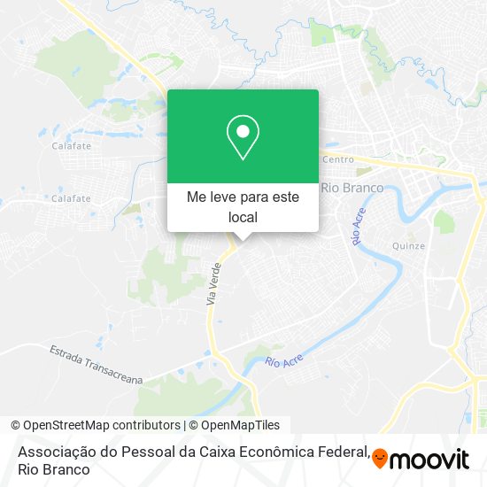 Associação do Pessoal da Caixa Econômica Federal mapa