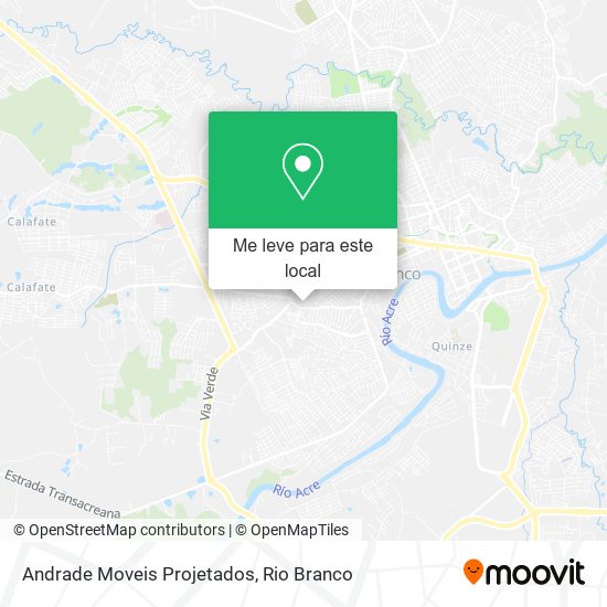 Andrade Moveis Projetados mapa