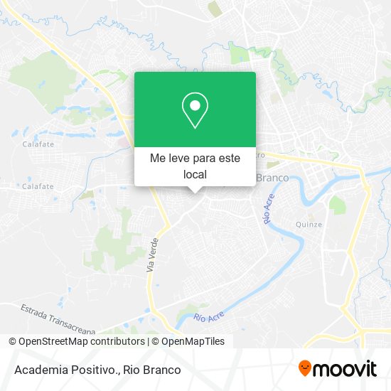Academia Positivo. mapa