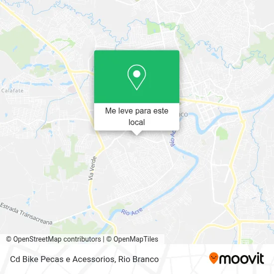 Cd Bike Pecas e Acessorios mapa