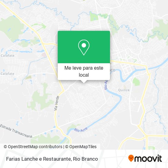 Farias Lanche e Restaurante mapa
