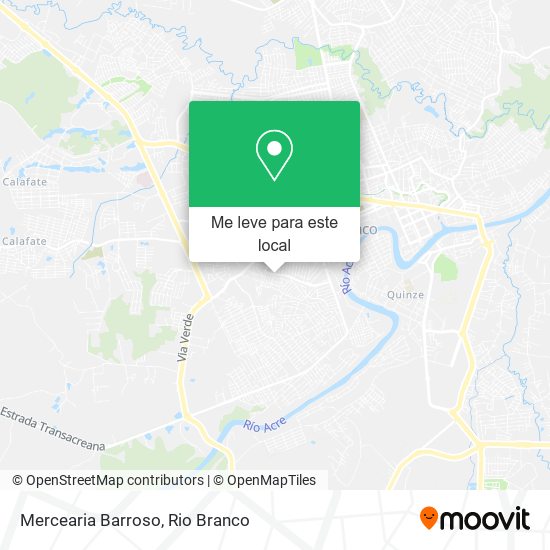 Mercearia Barroso mapa