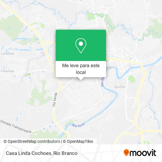 Casa Linda Cochoes mapa