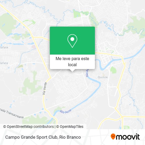 Campo Grande Sport Club mapa