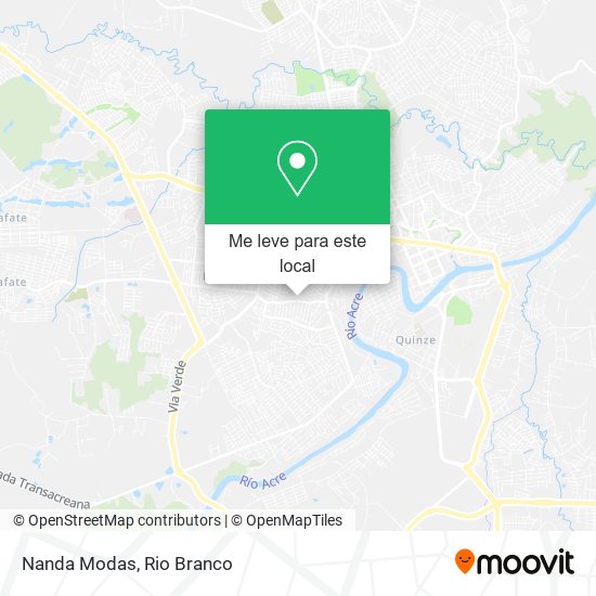 Nanda Modas mapa