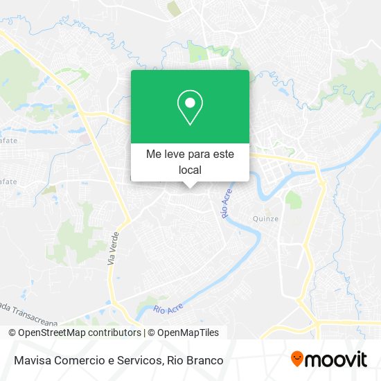 Mavisa Comercio e Servicos mapa