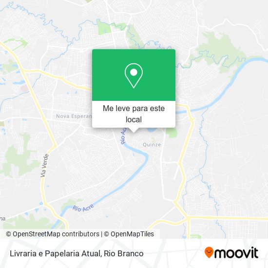 Livraria e Papelaria Atual mapa