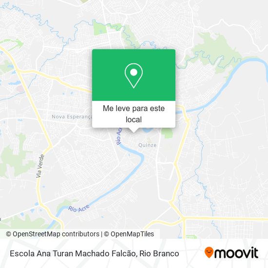 Escola Ana Turan Machado Falcão mapa