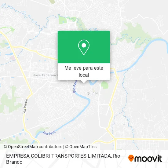 EMPRESA COLIBRI TRANSPORTES LIMITADA mapa