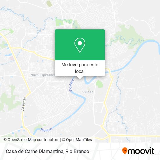 Casa de Carne Diamantina mapa