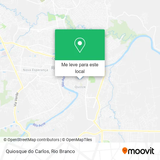 Quiosque do Carlos mapa