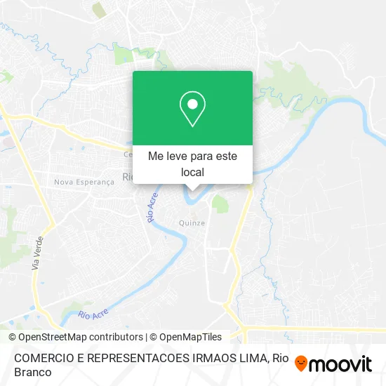 COMERCIO E REPRESENTACOES IRMAOS LIMA mapa