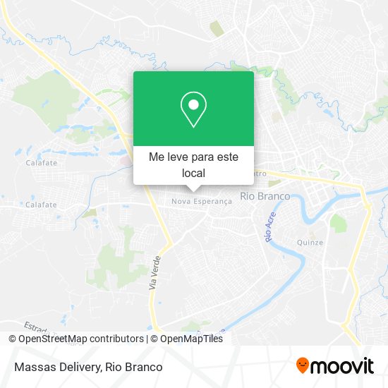 Massas Delivery mapa
