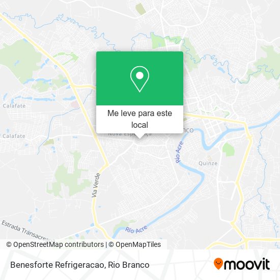 Benesforte Refrigeracao mapa