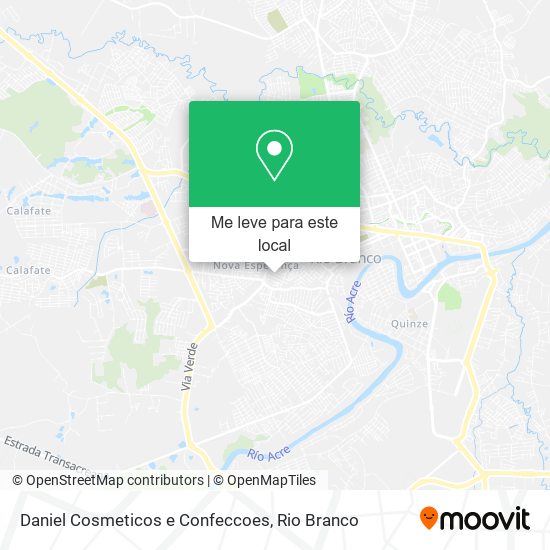 Daniel Cosmeticos e Confeccoes mapa