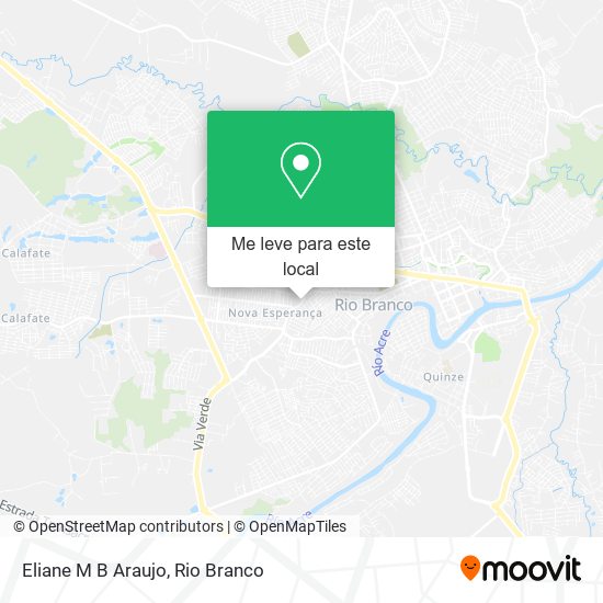 Eliane M B Araujo mapa