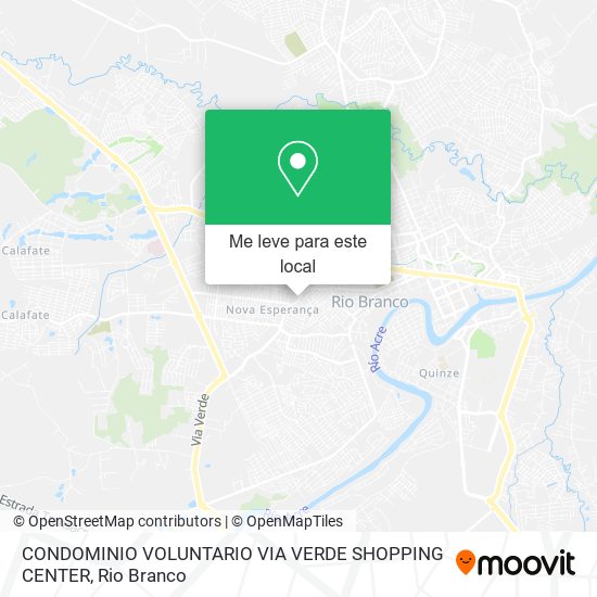 CONDOMINIO VOLUNTARIO VIA VERDE SHOPPING CENTER mapa