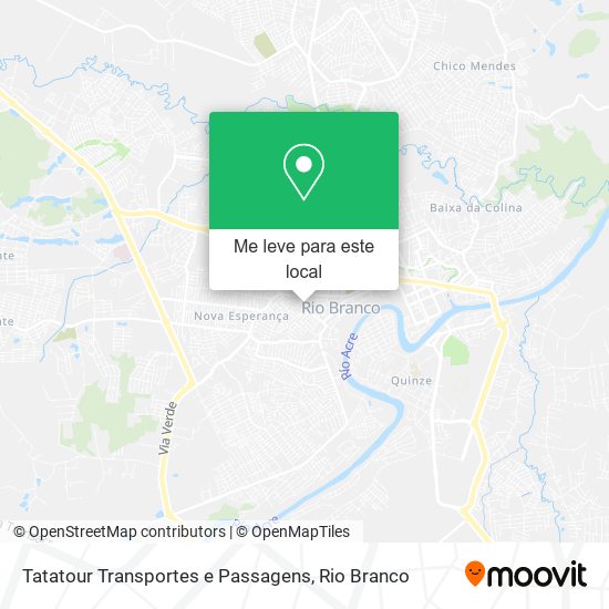 Tatatour Transportes e Passagens mapa