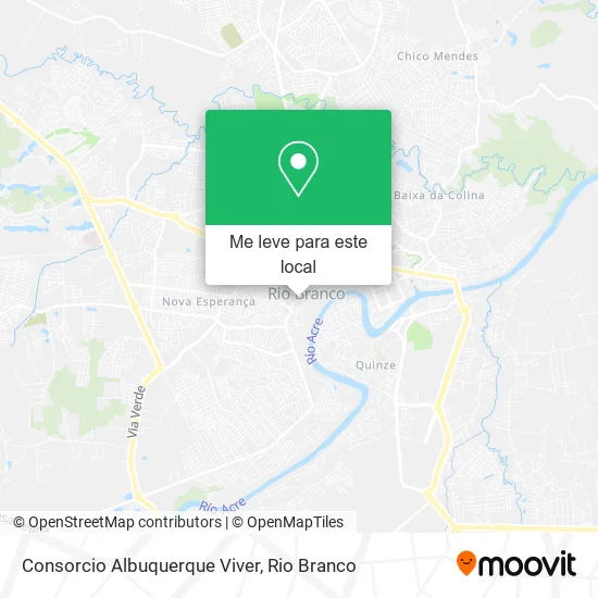 Consorcio Albuquerque Viver mapa