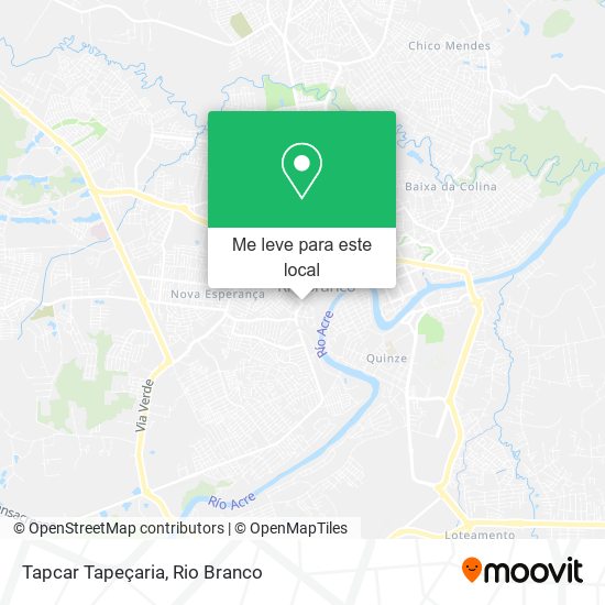 Tapcar Tapeçaria mapa