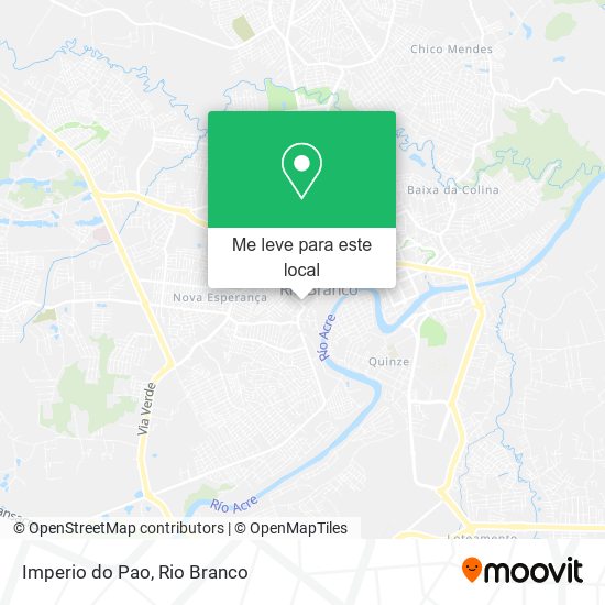 Imperio do Pao mapa
