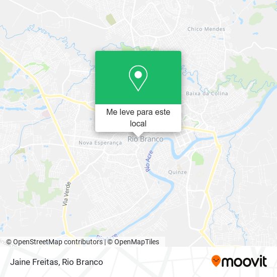 Jaine Freitas mapa